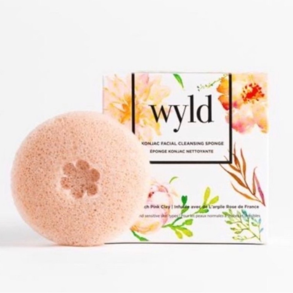 WYLD FRENCH PINK CLAY KONJAC SPONGE